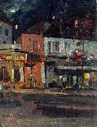 Konstantin Alekseevich Korovin Moon Night, Paris oil